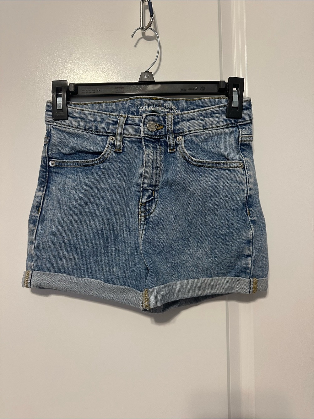 Wild fable High-Rise Blue Denim Cuffed Women’s Shorts 2/26R
